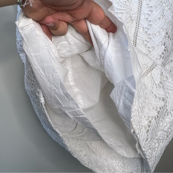 Lilly Pulitzer Maya Shift Resort sleeveless white floral lace mini dress size 4 - Picture 15 of 15